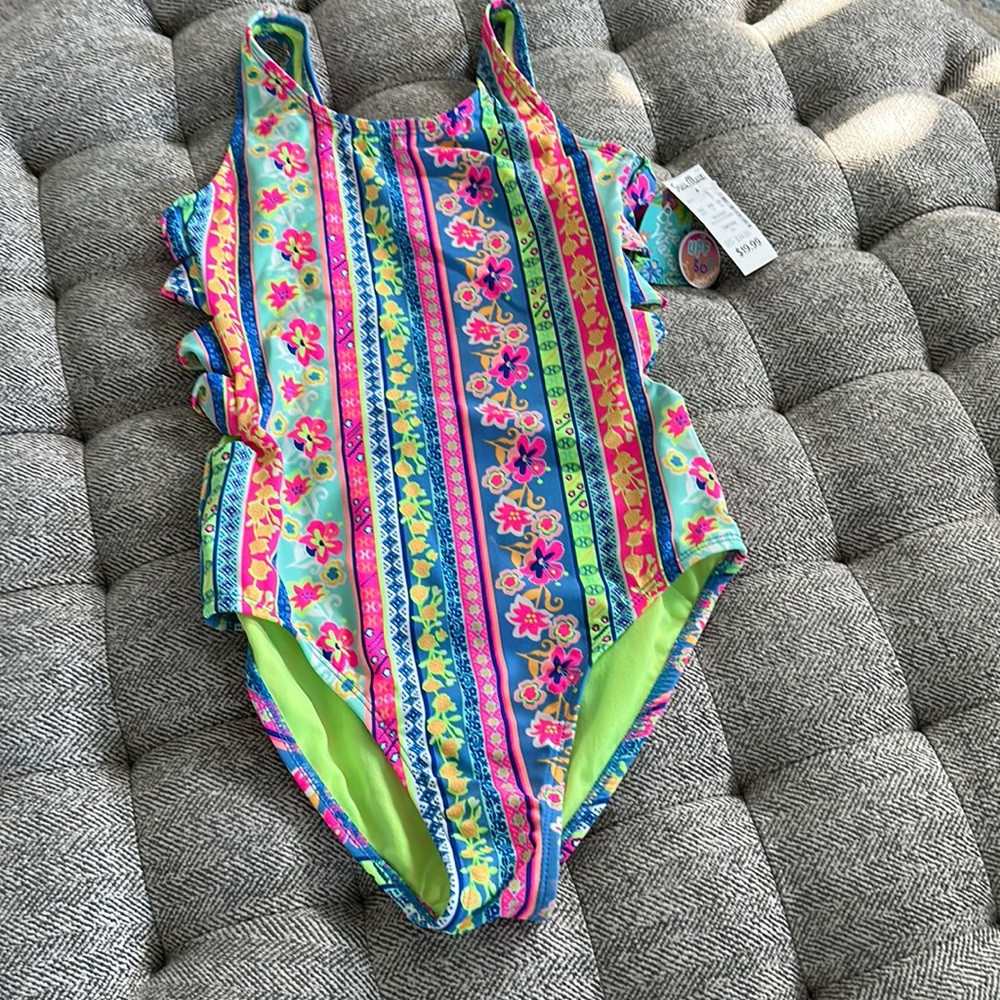 New with tags girls bathing suit size 12